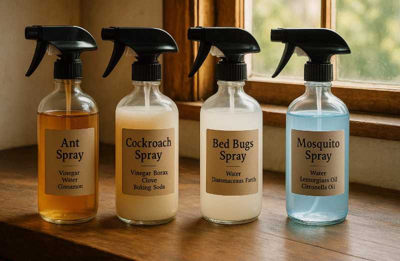 4 Homemade Natural Insect Sprays