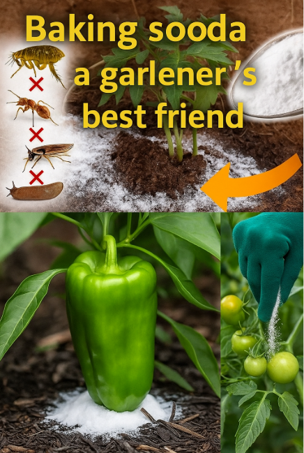 Baking soda is a gardener’s best friend