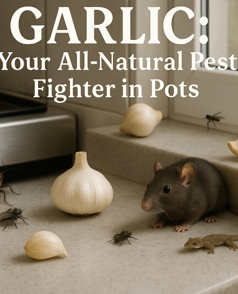 GARLIC: Your All-Natural Pest Fighter in Pots