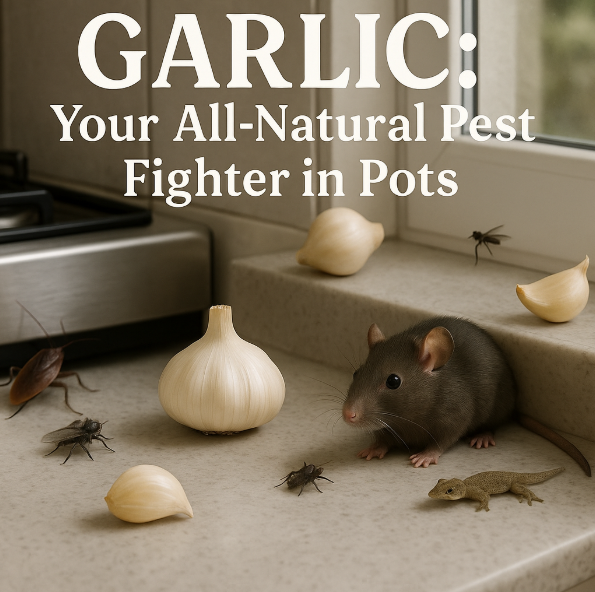 GARLIC: Your All-Natural Pest Fighter in Pots