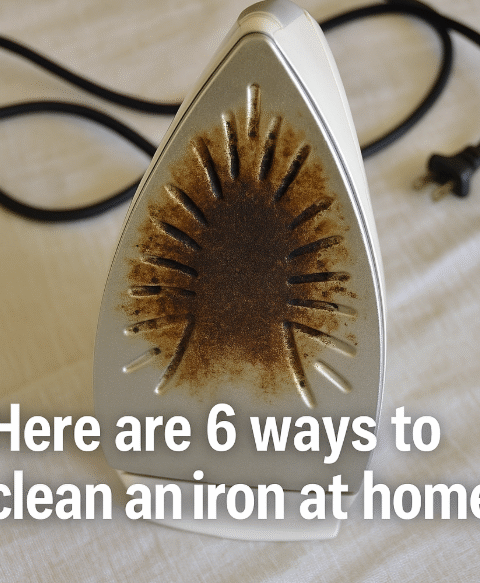 Here are 6 ways to clean an iron at home