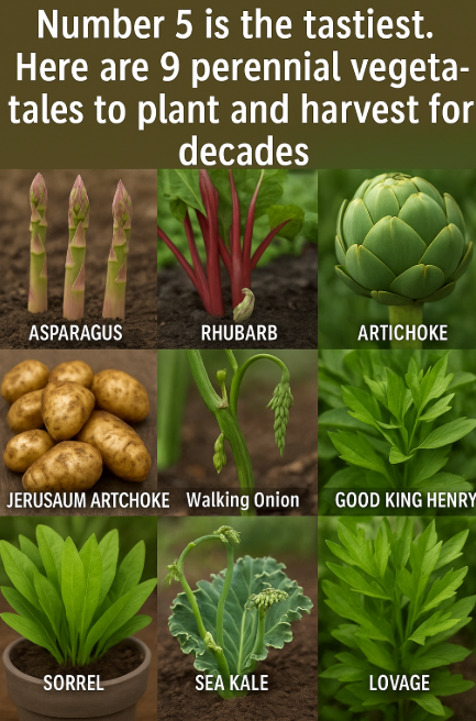 Here are 9 perennial vegetables to plant and harvest for decades