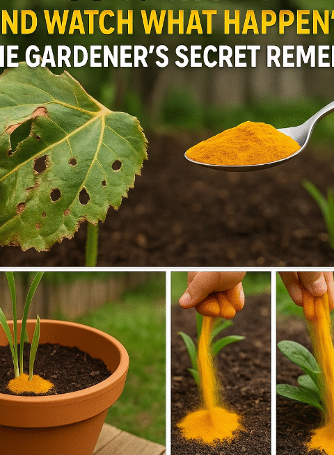 Pour Turmeric on Your Plants and Watch What Happens