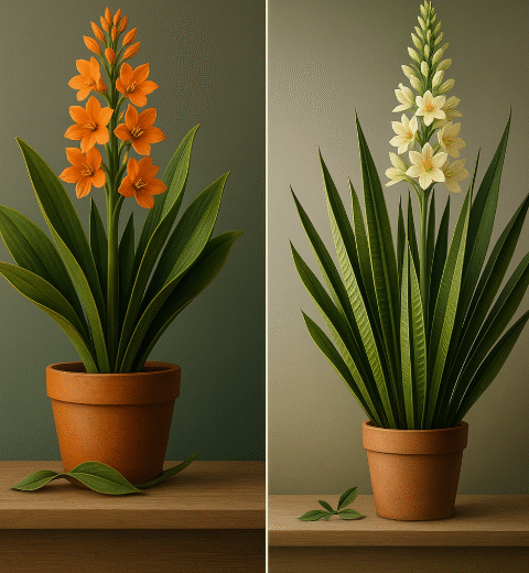Here's how to make mother-in-law's tongue bloom to perfume