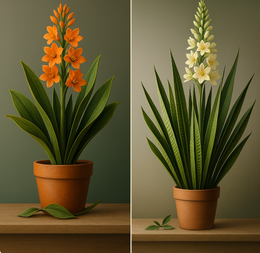 Here's how to make mother-in-law's tongue bloom to perfume