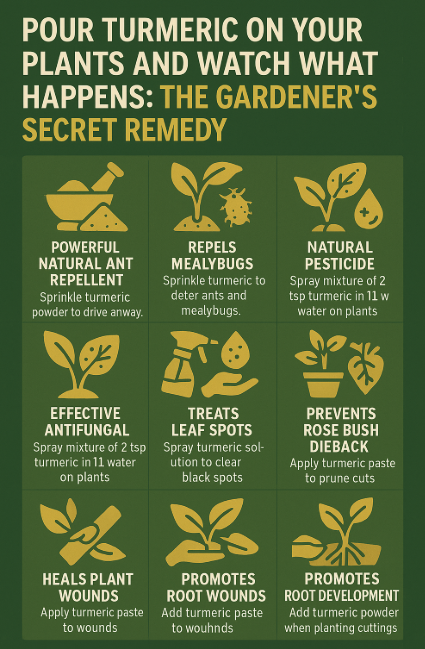 Pour Turmeric on Your Plants and Watch What Happens