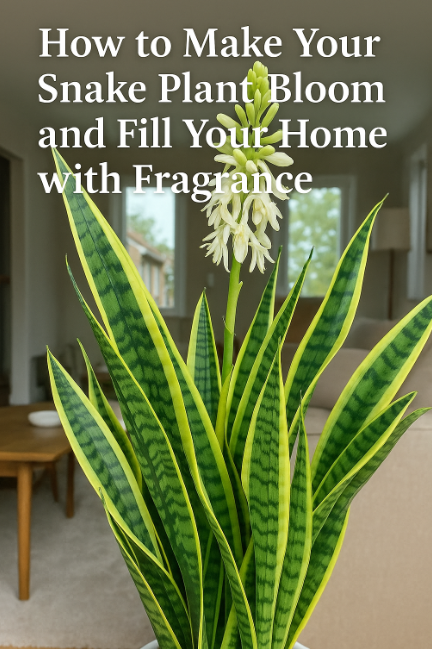 How to Make Your Snake Plant Bloom and Fill Your Home with Fragrance