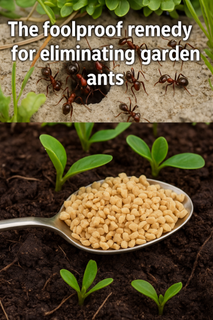 The foolproof remedy for eliminating garden ants