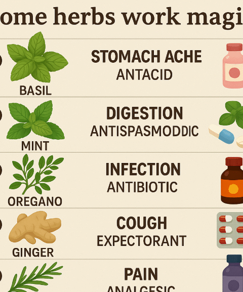 Some herbs work magic