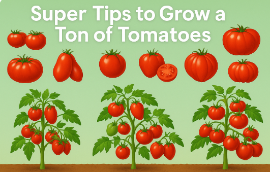 Super Tips to Grow a Ton of Tomatoes