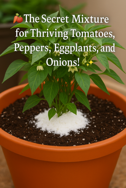 The Secret Mixture for Thriving Tomatoes, Peppers, Eggplants, and Onions!