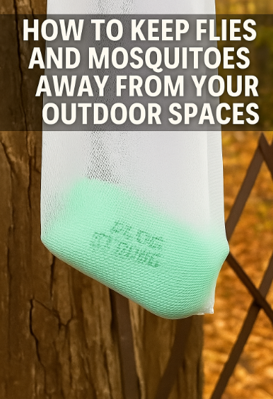 How To Keep Flies and Mosquitoes Away From Your Outdoor Spaces