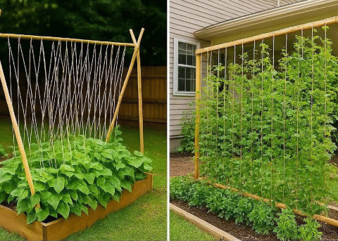 Saves space in your garden
